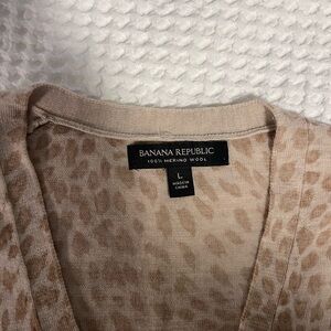 Banana Republic Leopard Print Sweater